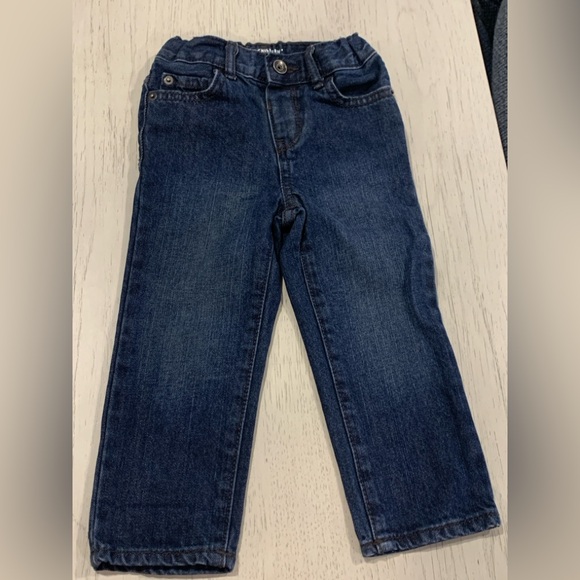 Carter's Kids Gingham Button Down Shirt / Children’s Place Jean - Picture 5 of 10